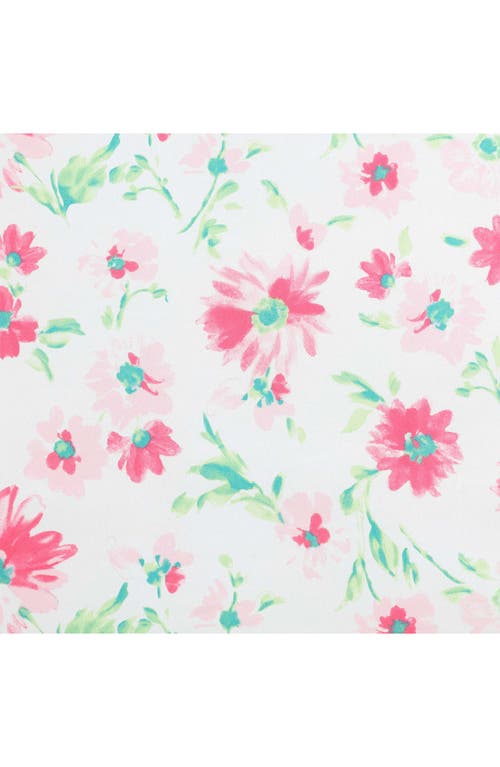 Laura Ashley Meadow Daisies Comforter Set In Pink