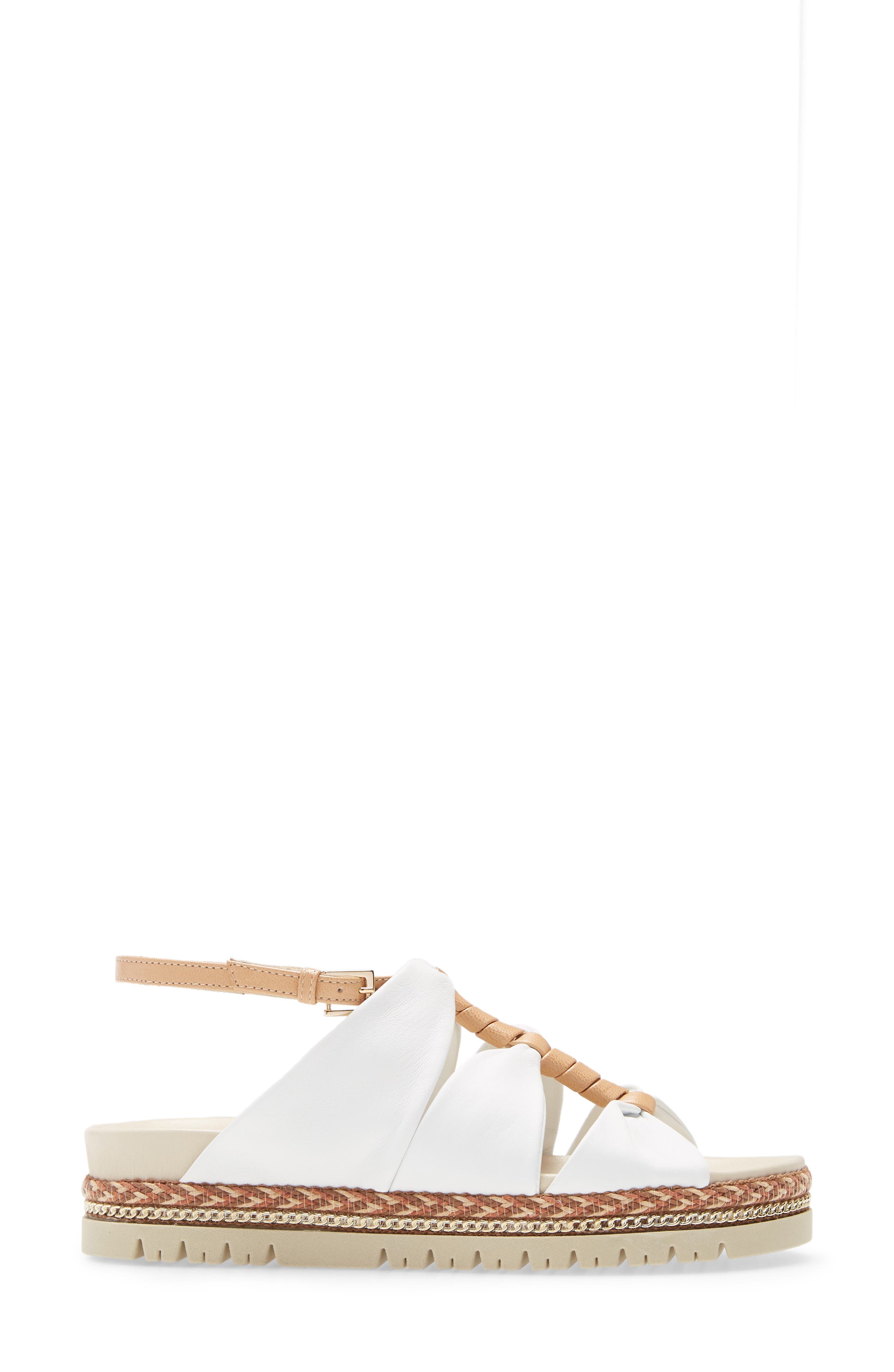 Amalfi by Rangoni Brent Sandal, Alternate, color, White Parmasoft