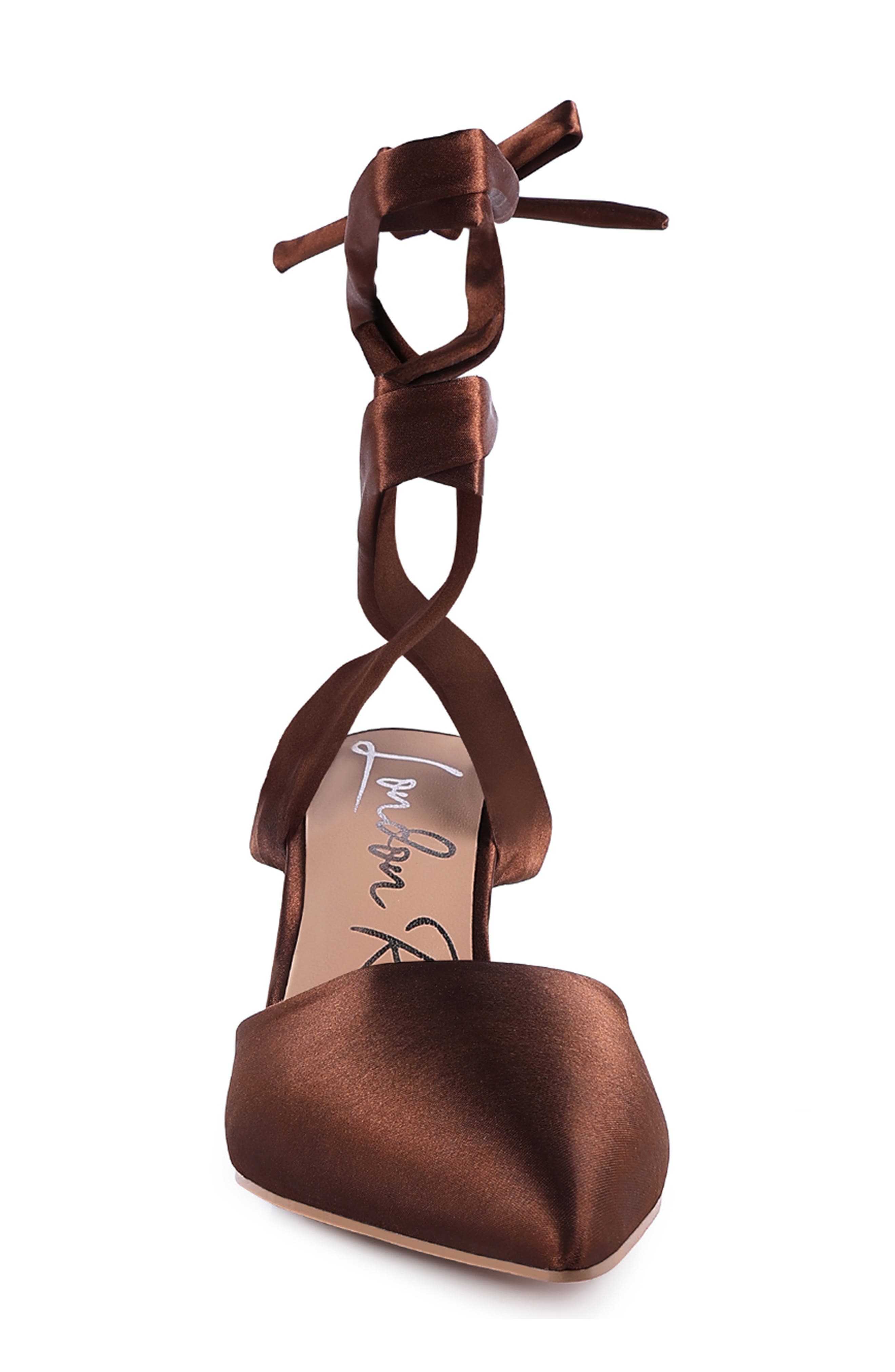 LONDON RAG Fonda Lace-Up Pump, Alternate, color, Mocca