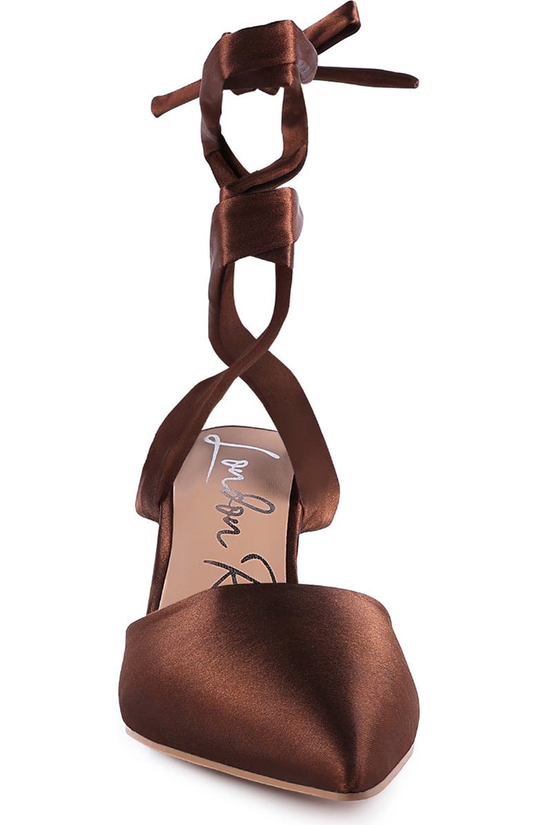 LONDON RAG Fonda Lace-Up Pump, Alternate, color, Mocca