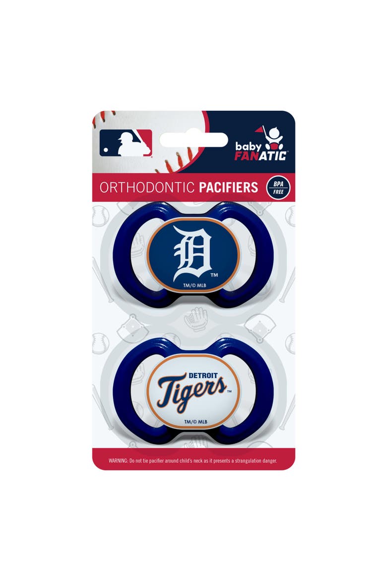 Detroit Tigers Pacifier 2-Pack, Alternate, color, Multicolor
