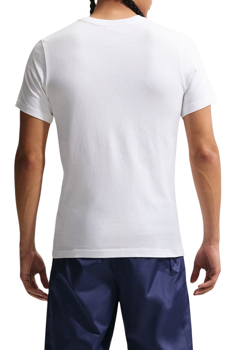 England Crest Cotton Graphic T-Shirt, Alternate, color, WHITE