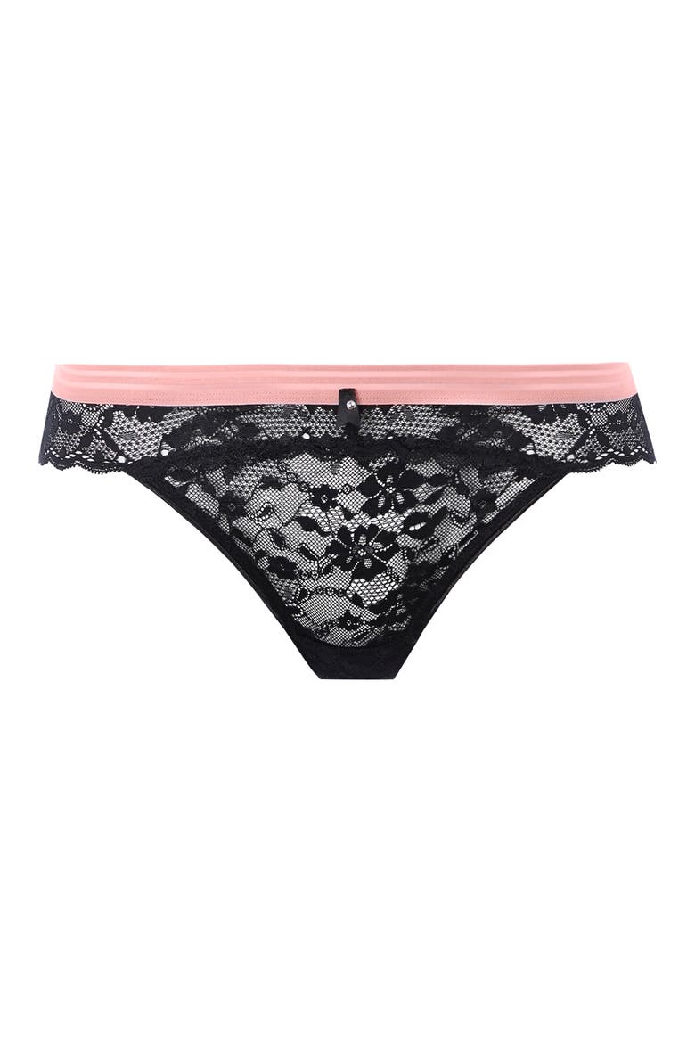 Offbeat Brazilian Briefs, Alternate, color, BLACK