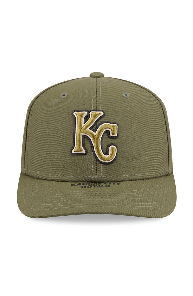 New Era Men's New Era  Olive Kansas City Royals 2026 Armed Forces Day 9SEVENTY Adjustable Hat, Alternate, color, Olive