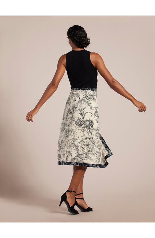 Tori Richard Gingerly Romy Skirt In Gray