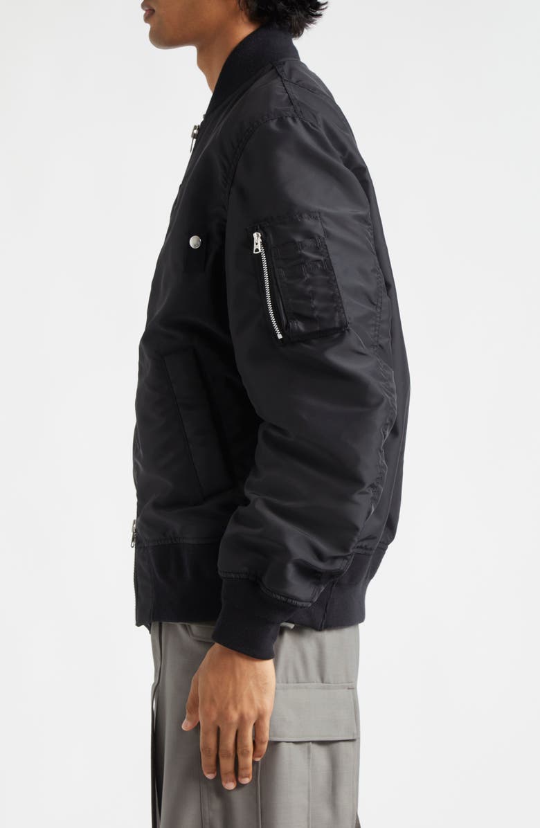 Sacai Nylon Twill Bomber Jacket, Alternate, color, 