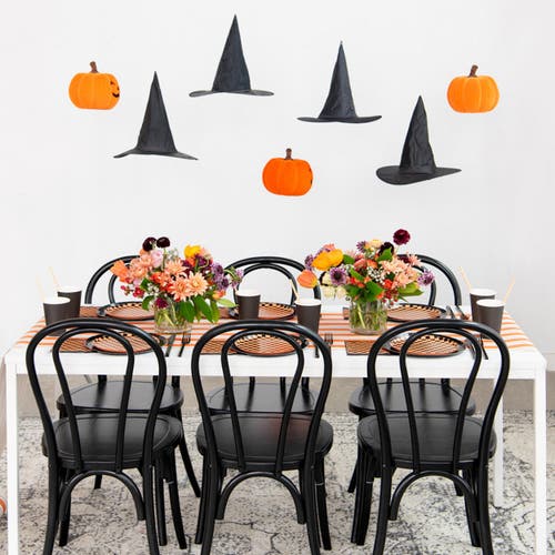 Jollity & Co . Checkered Halloween Large Napkins In Multi