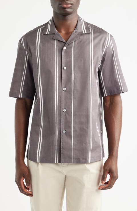 C-Lars Relaxed Fit Camp Shirt