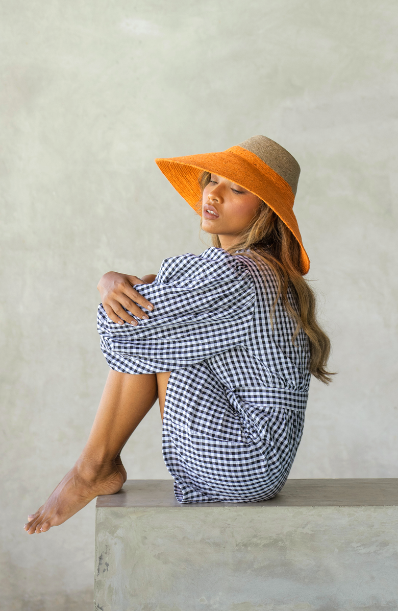 BRUNNA.CO The Riri Duo Jute Straw Hat, Alternate, color,