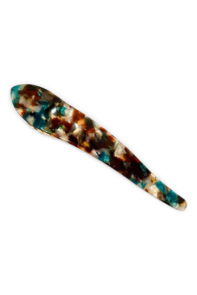 Star Clip, Main, color, AQUA BROWN