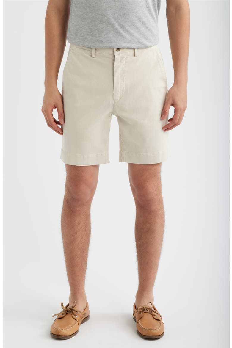 Archie Stretch Twill Trouser Shorts, Main, color, PUMICE
