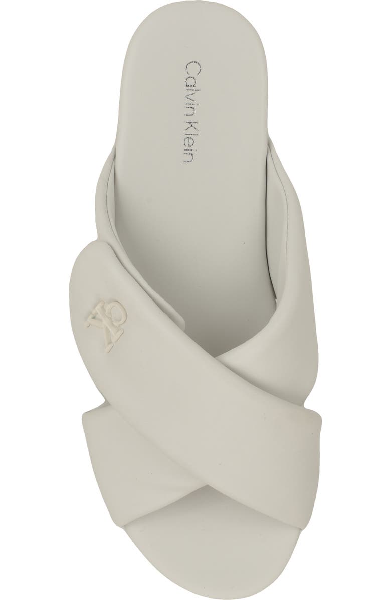 Calvin Klein Renley Slide Sandal, Alternate, color, White