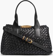 Donna Karan New York Amagansett Woven Leather Satchel