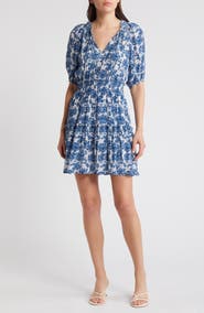 Rails Fiorella Floral Smocked Dress