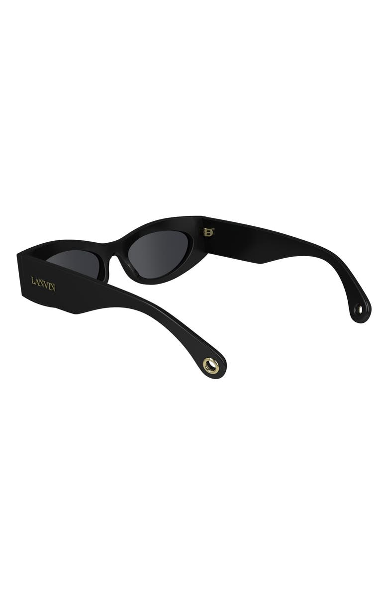 Lanvin 52mm Signature Cat Eye Sunglasses, Alternate, color,