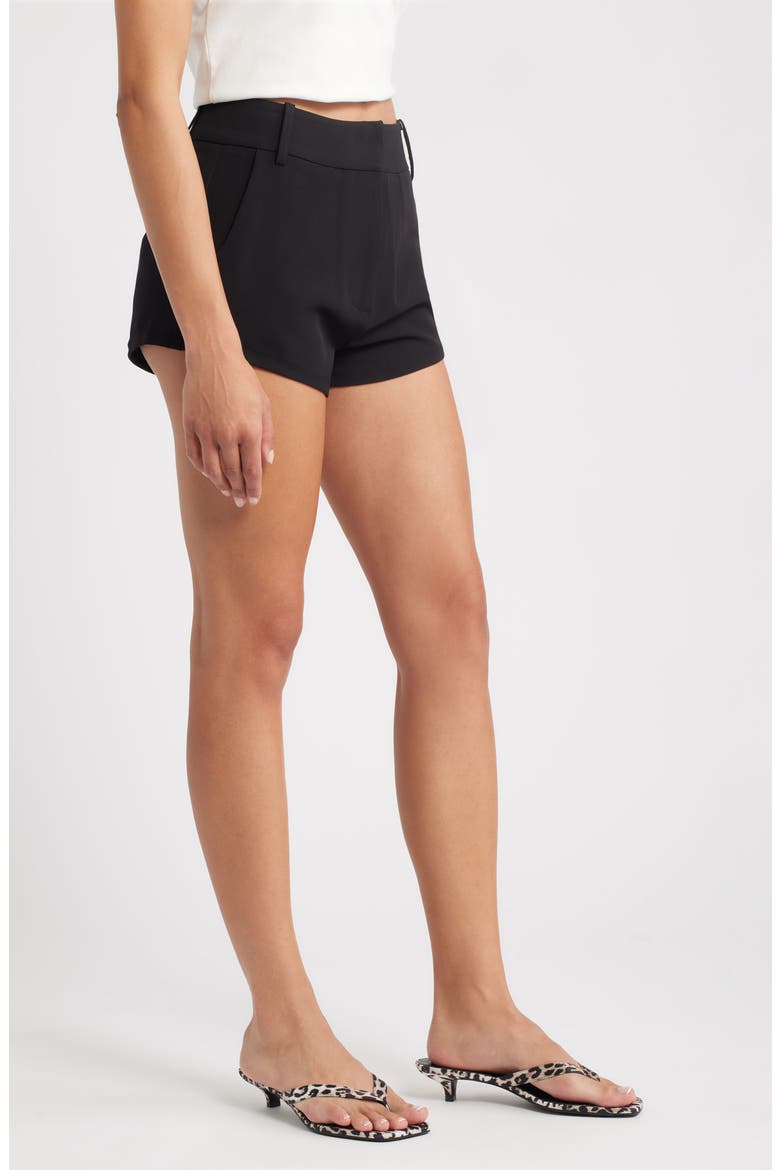 Ellis Mini Shorts, Alternate, color, BLACK
