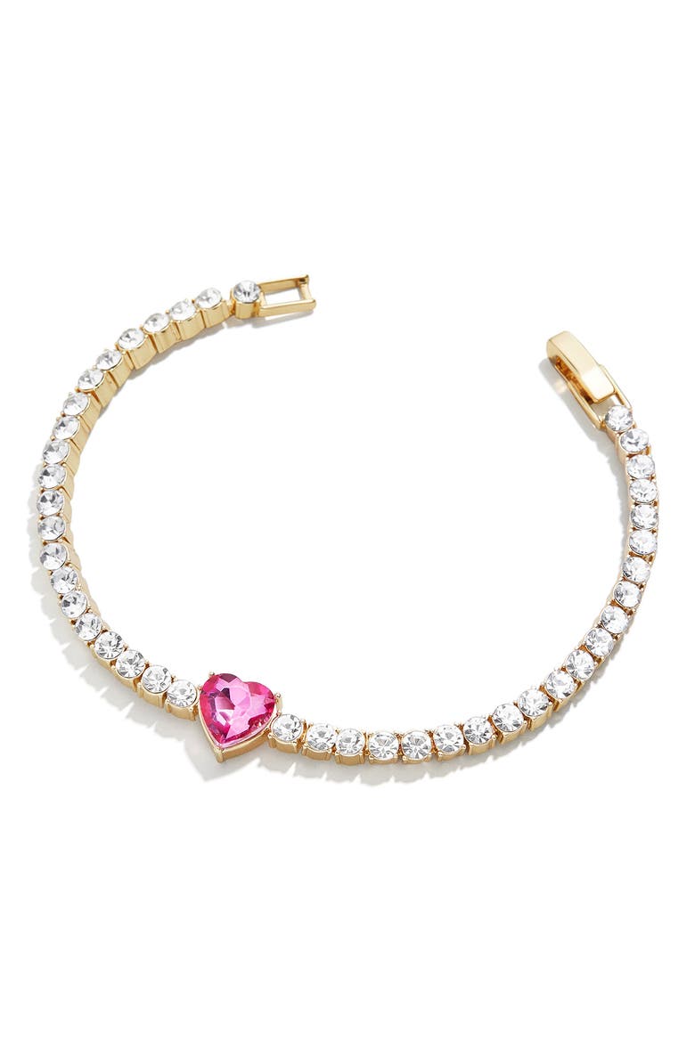 Gemstone Tennis Bracelet, Main, color, GOLD