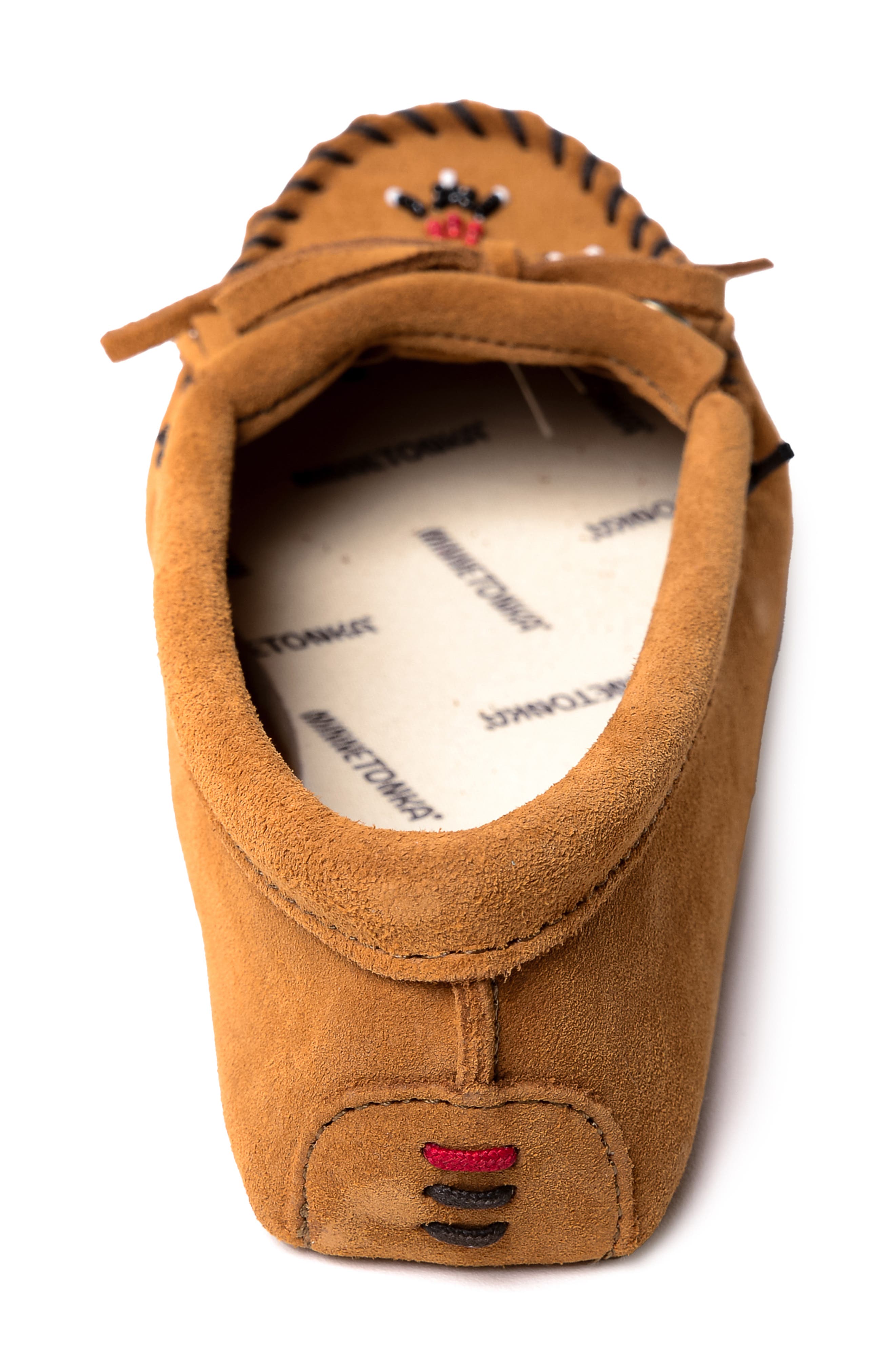 x Lucie Skjefte Thunderbird 'Animikii' Softsole Slipper, Alternate, color, BROWN