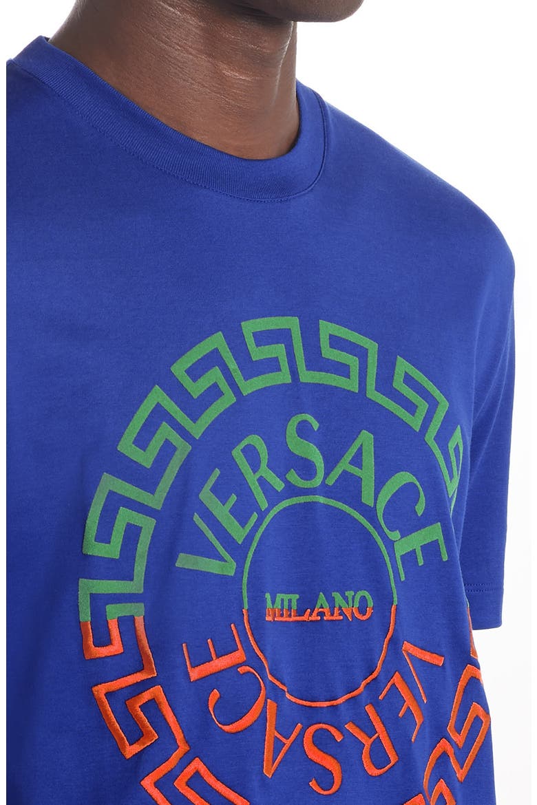 Bicolor Logo Graphic Tee, Alternate, color, BLUE MULTI