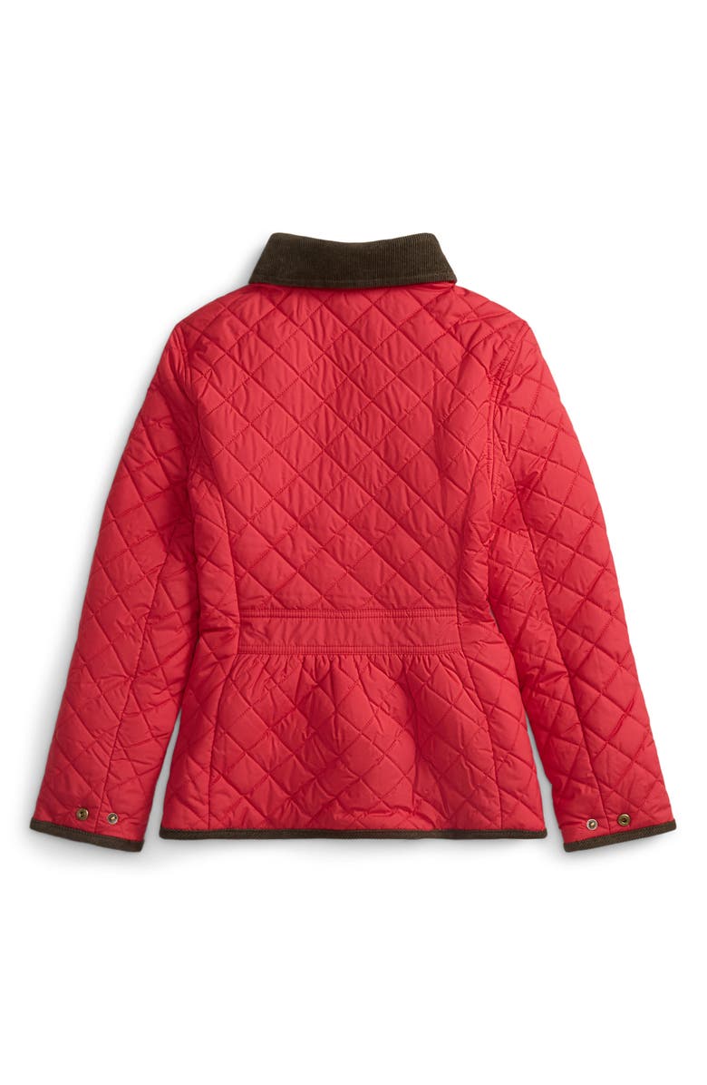 Polo Ralph Lauren Kids' Quilted Barn Jacket, Alternate, color, Ralph Red