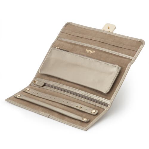Wolf Palermo Jewelry Roll In Pewter