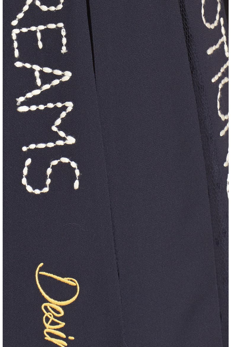 Embroidered Dress, Alternate, color, NAVY
