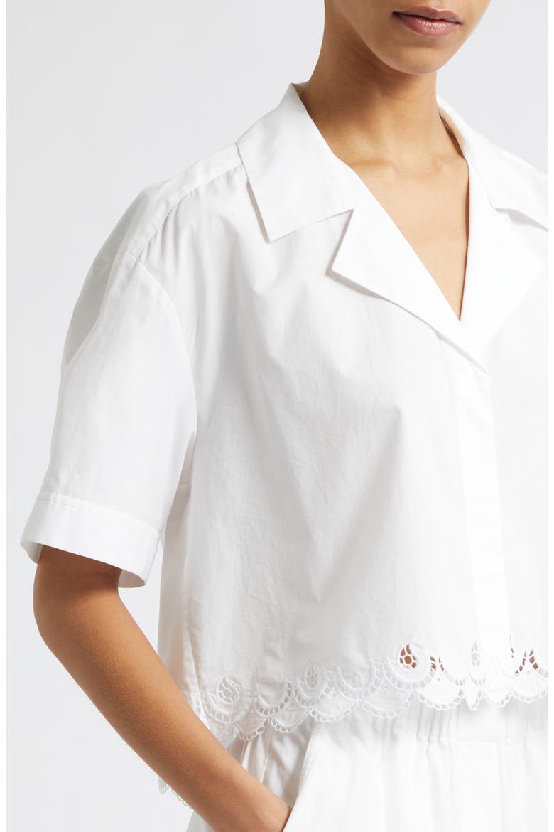 Gabrielle Eyelet Embroidery Woven Shirt, Alternate, color, WHITE