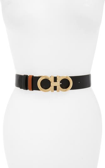 FERRAGAMO Reversible Double Gancio Belt | Nordstrom