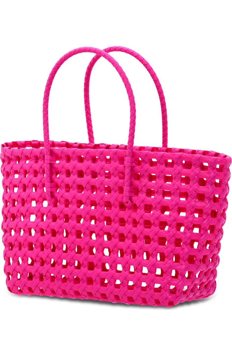Iscream Kids' Small Woven Tote, Alternate, color, Pink