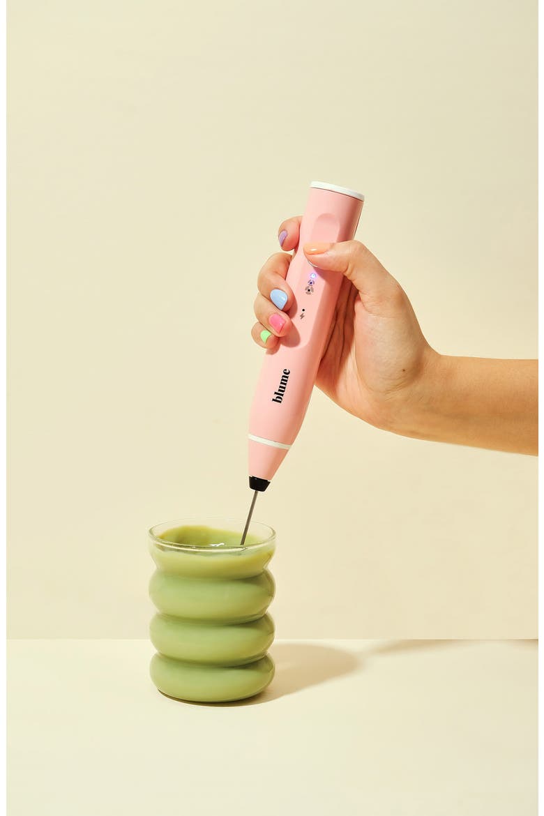 Electric Milk Frother, Alternate, color, PINK