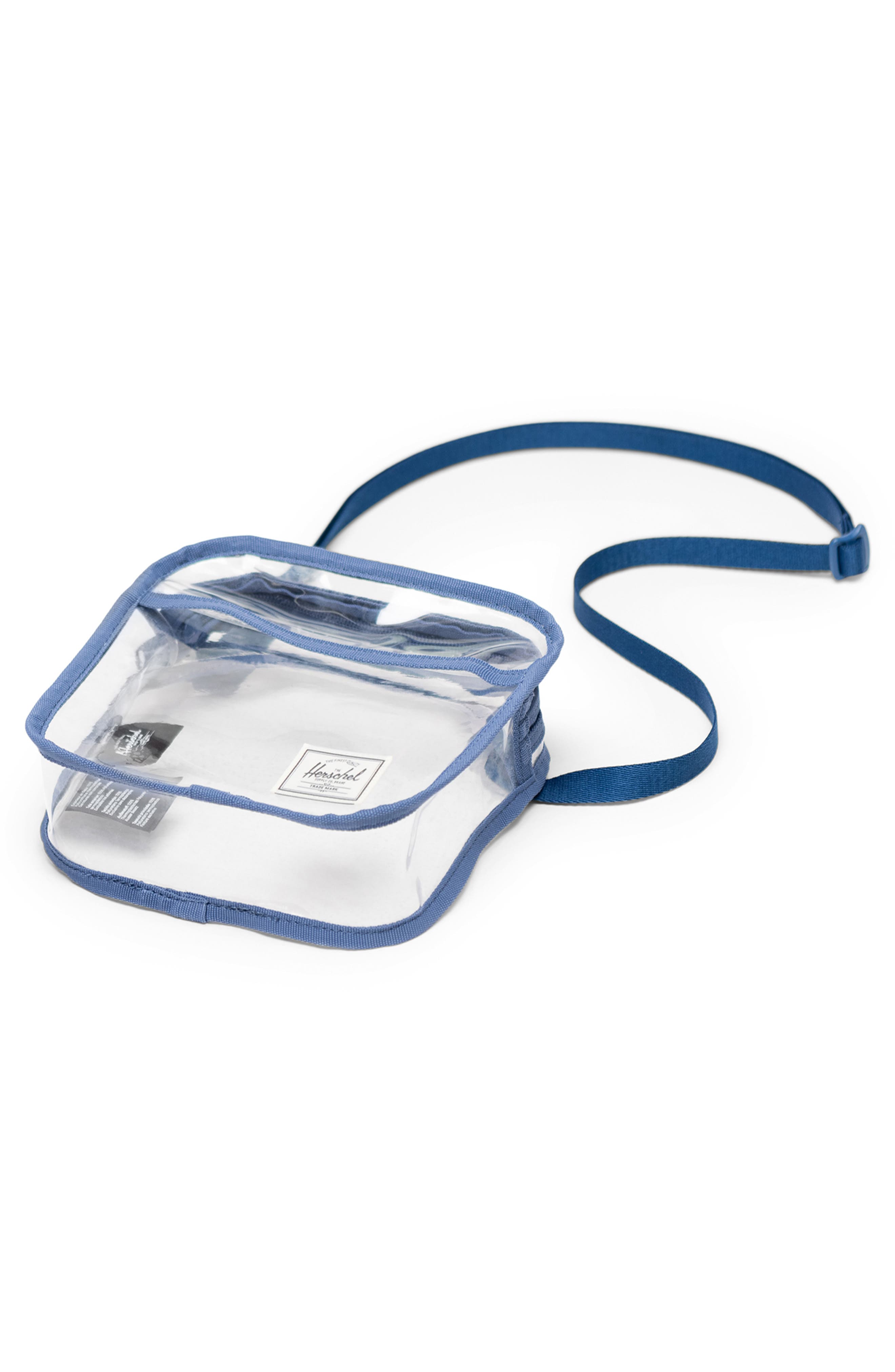 Classic Clear Crossbody Bag, Alternate, color, GRAY BLUE