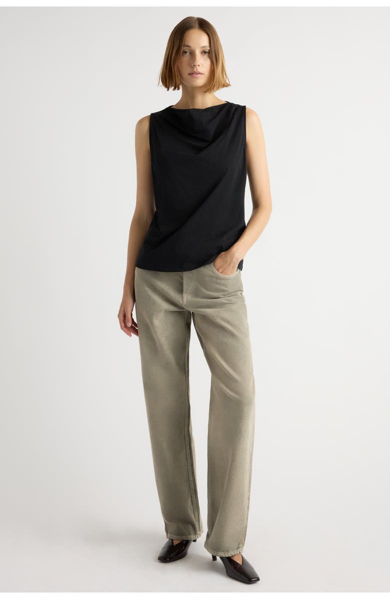 Modern Citizen Carissa Cowl-Neck Tank, Alternate, color, Black