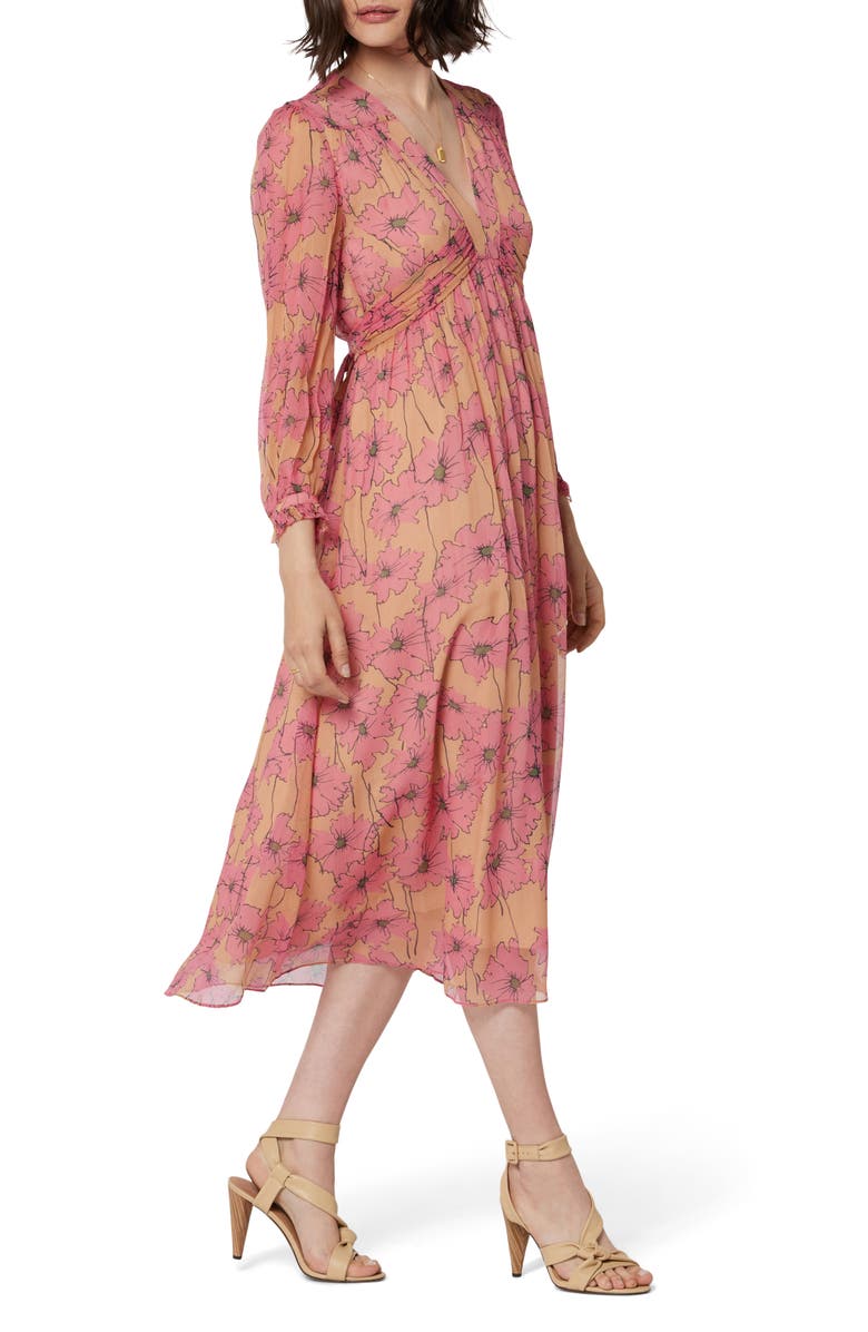 Joie Kaz Floral Silk Maxi Dress, Alternate, color, 