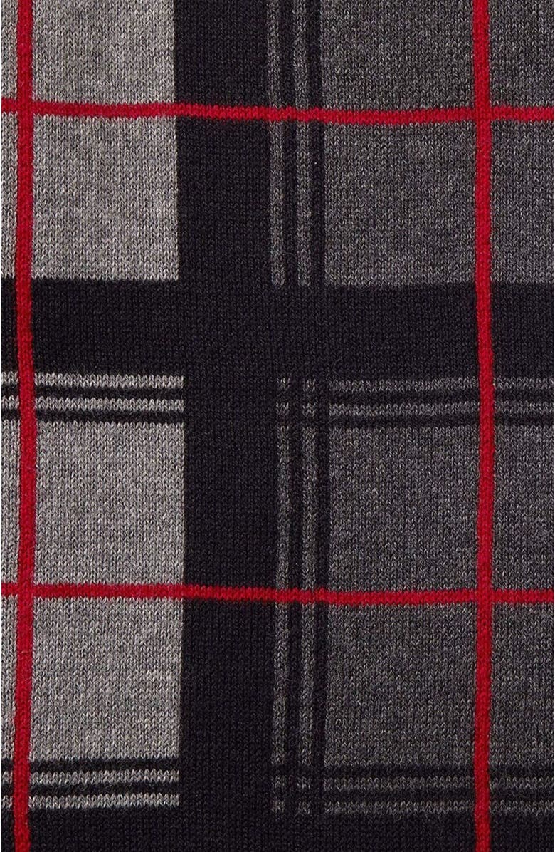 Hope & Henry Baby Boys' Herringbone Cable Sweater with Elbow Patches, Infant, Alternate, color, Grey Plaid