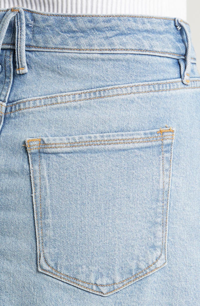 Good American Denim Miniskirt, Alternate, color, 
