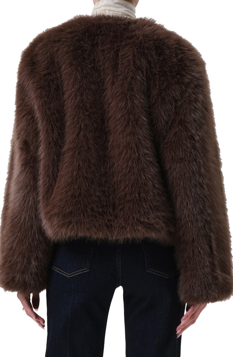 Citizens of Humanity Esme Faux Fur Jacket, Alternate, color, Honey Lt Brown