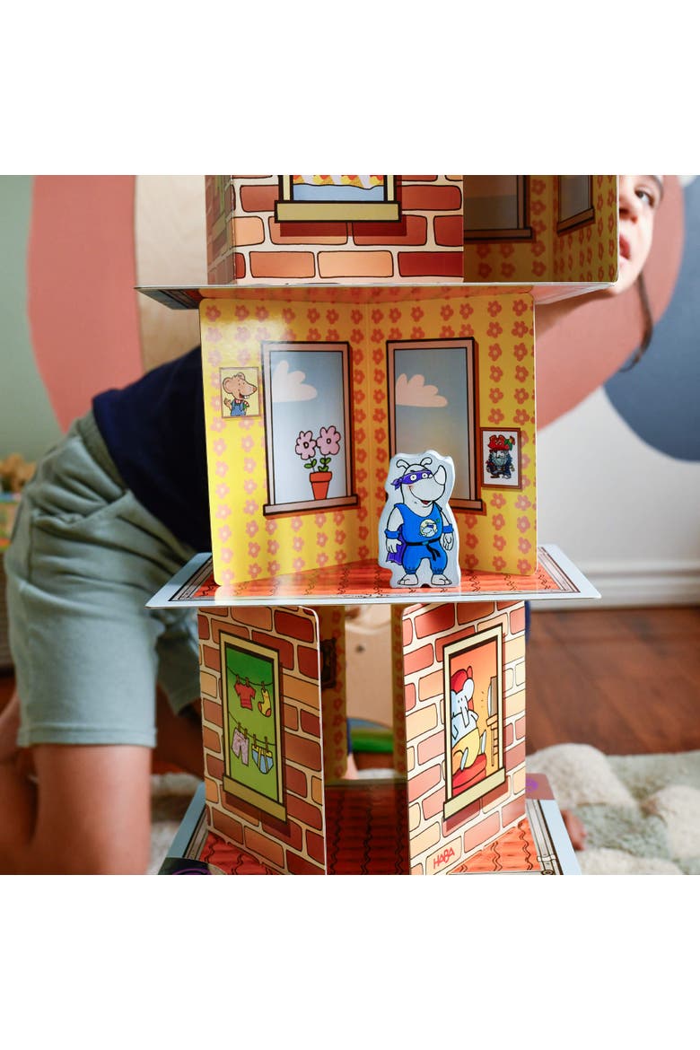 Giant Rhino Hero XXL Stacking Cards Game, Alternate, color, Multi