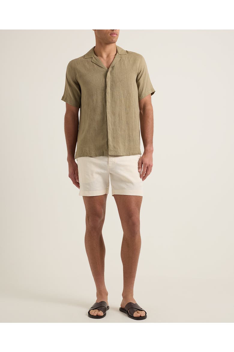 Bulldog Garment Dye Tailored-Fit Shorts, Main, color, CHAMPAGNE