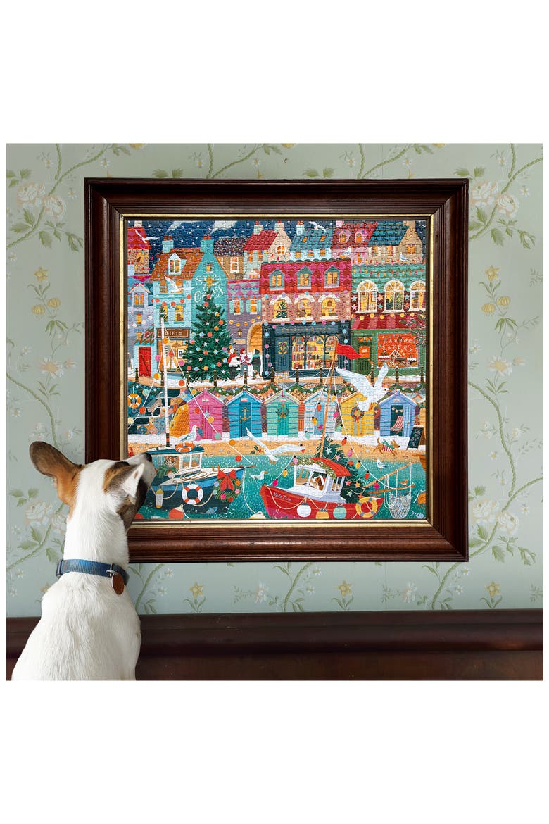 English Seaside Christmas 1000-Piece Puzzle, Alternate, color, MULTI
