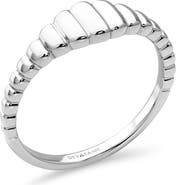 DEVATA Ribbed Band Ring