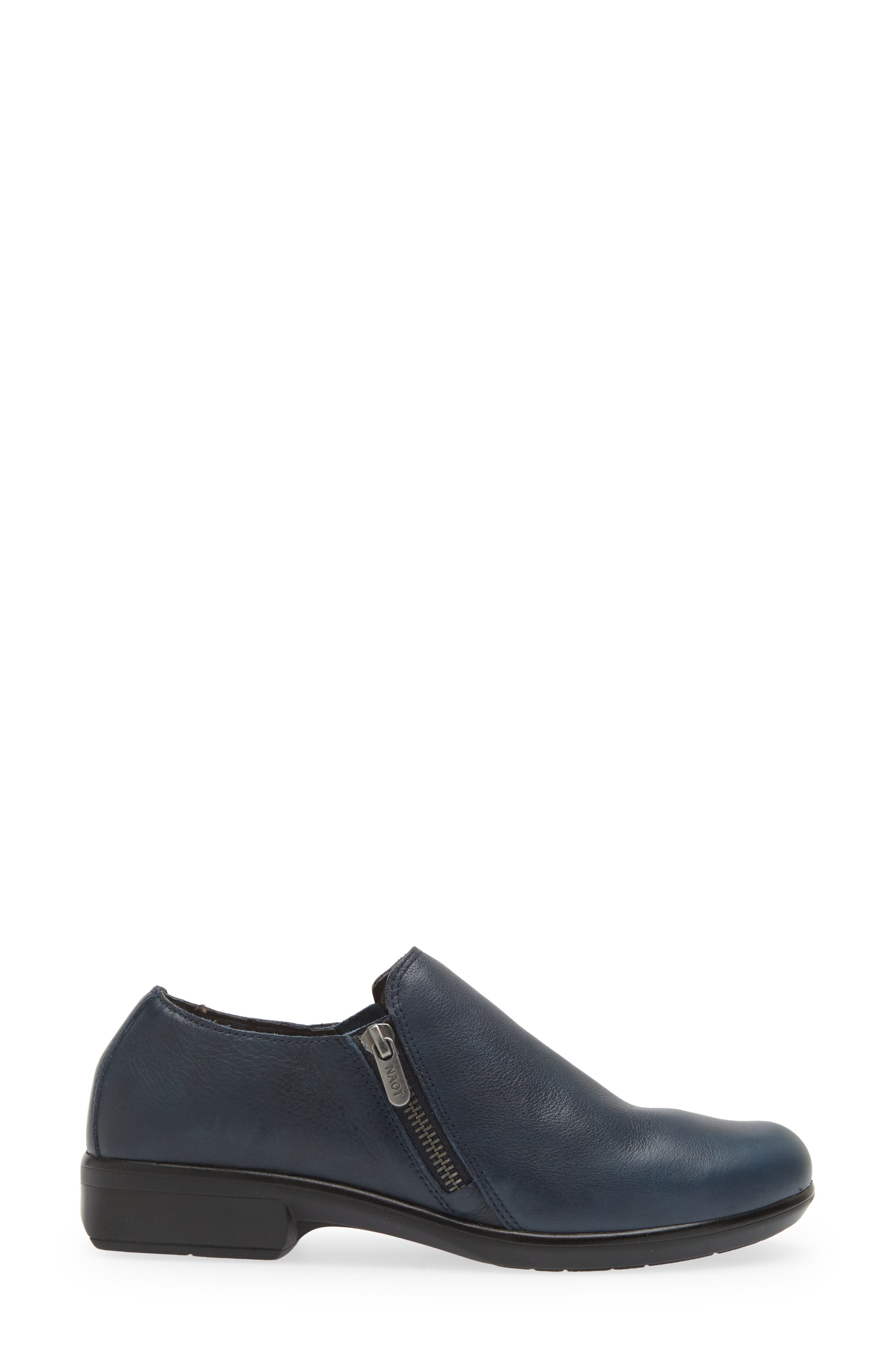 Autan Zip Loafer, Alternate, color, SOFT INK LEATHER