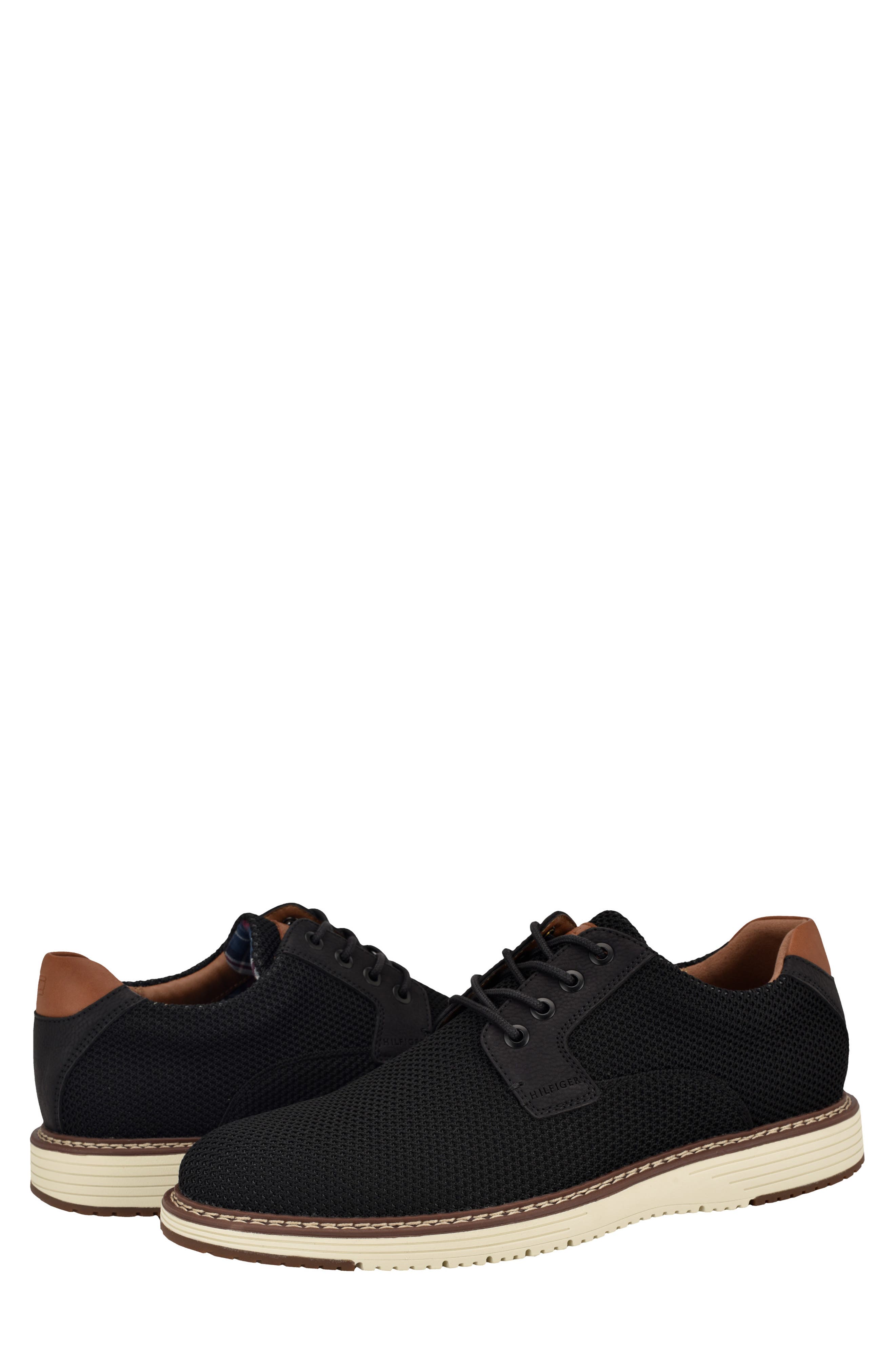 Tommy Hilfiger Hiser Knit Derby, Alternate, color, Black