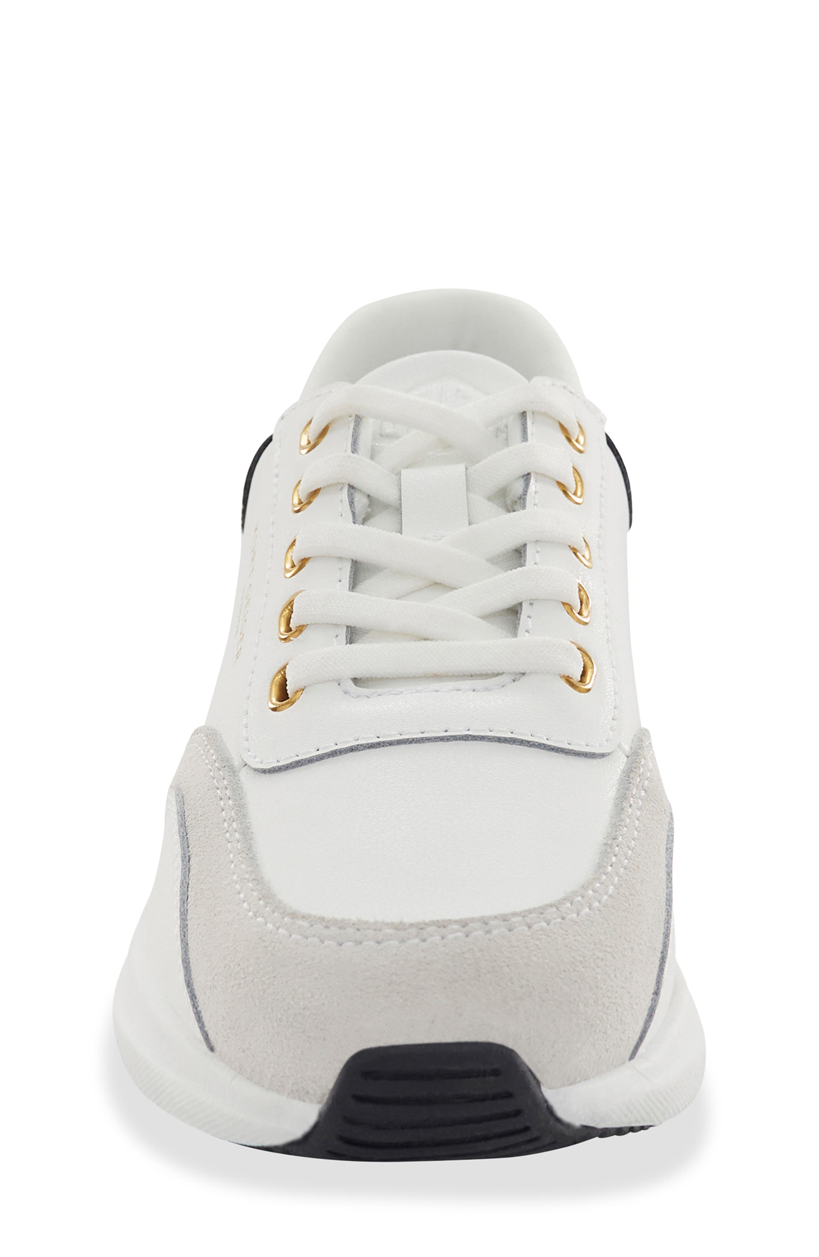 Kurt Geiger London Kids' Gaspar Sneaker, Alternate, color, White Black