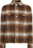 AllSaints Ormond Plaid Fleece Lined Jacket