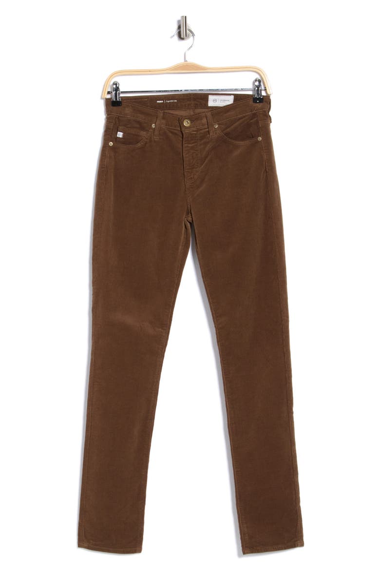 Prima Corduroy Skinny Pants, Main, color, WILD MUSHROOM