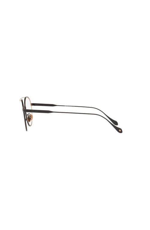Giorgio Armani 50mm Round Optical Glasses In Gold