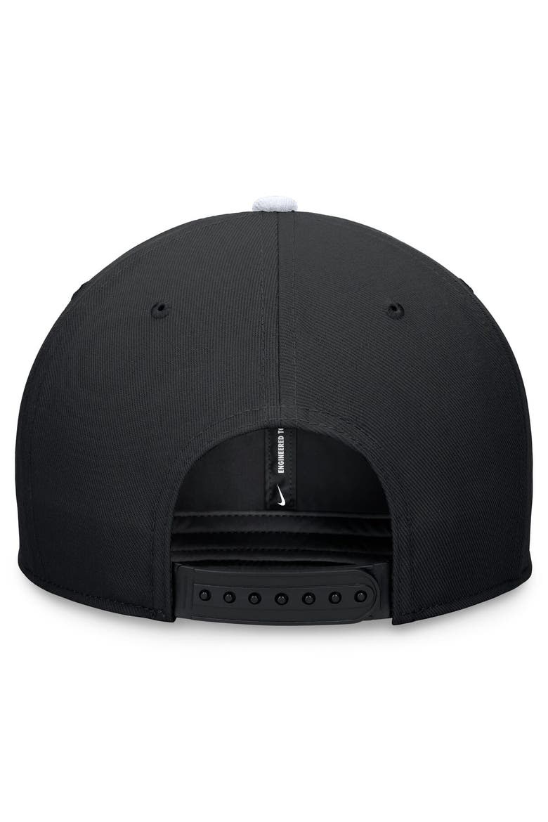 Men's Nike Black/White Chicago White Sox Two-Tone Snapback Hat, Alternate, color, Black
