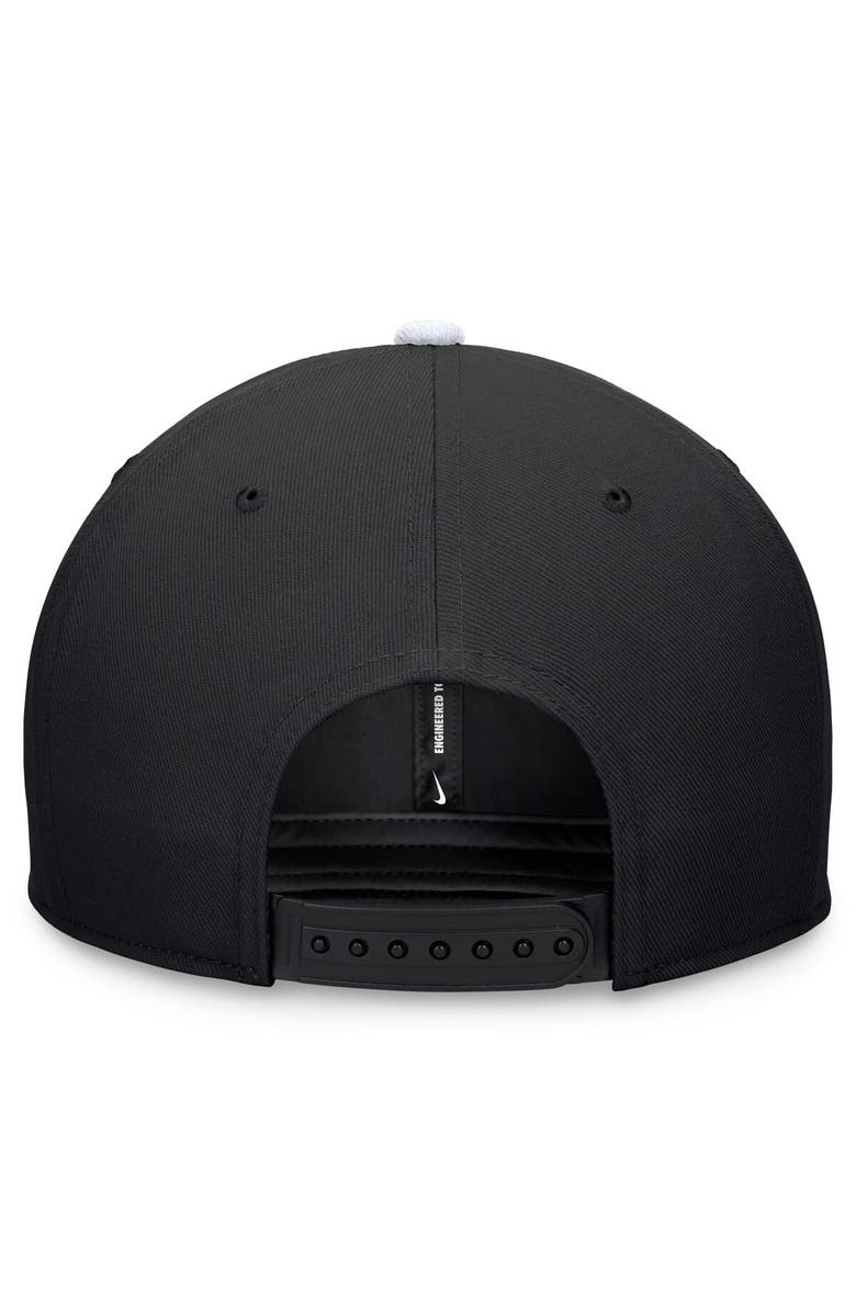 Nike Men's Nike Black/White Chicago White Sox Two-Tone Snapback Hat, Alternate, color, Black