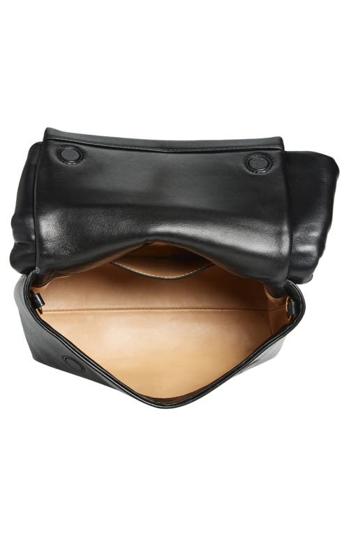 Jw Anderson Medium Twister Leather Top Handle Bag In Black