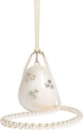 Simone Rocha Micro Egg Clutch with Faux Pearl Strap